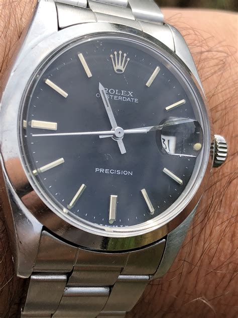 rolex oyster date precision watch